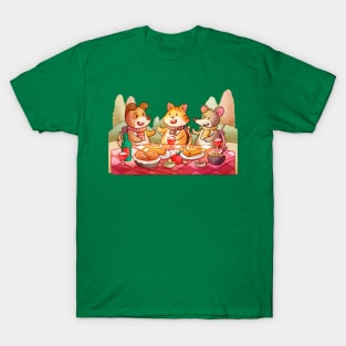 Friendsgiving Animals T-Shirt